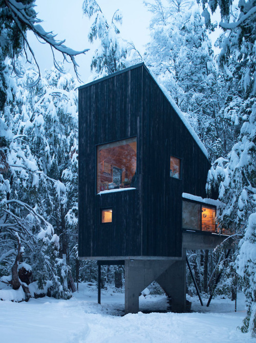 Shangri-la Cabin | DRAA + Magdalena BesomiLocation: Las Trancas, Pinto, Ñuble, Chile