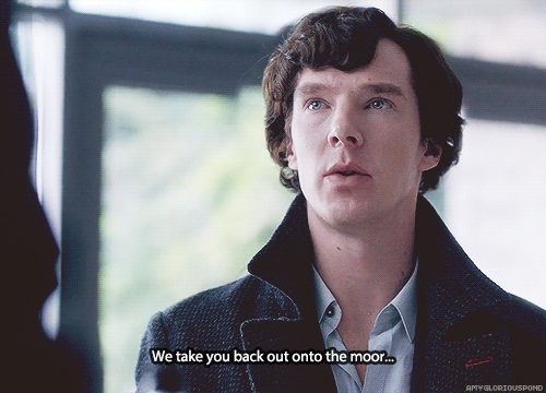 aconsultingdetective:∞ Scenes of SherlockJohn: Sherlock’s got a plan…Sherlock: Yes.Henry: Right.Sher