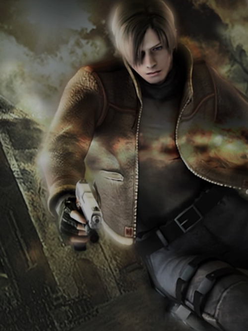 re4 Leon is such a beautiful boy 