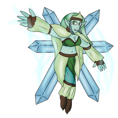 theargoninja:Birthday gift for @taioshiro. I decided to dig up an old design of hers; this one being the design for a Great Fairy for Hyrule-BattleTourney. Anyone ‘member that? I ‘member.HAPPY BIRFDAY TAI! This is awesome and I’m sure she’ll
