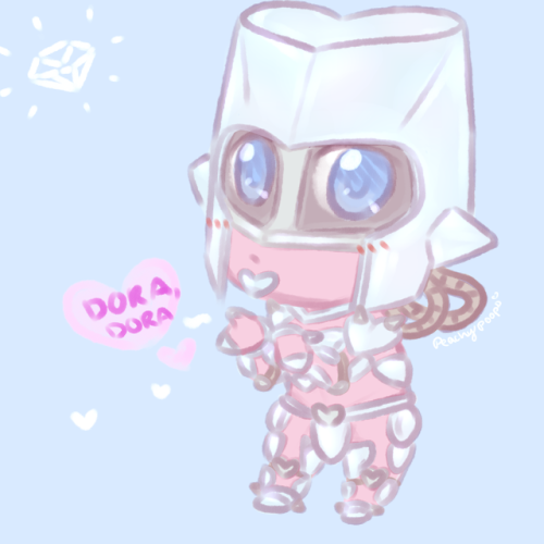 peachypoops:cwazy diamond! [holy shit does he have lots of armor pieces on “o(＞﹏＜)o&rdquo