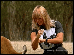 l00k4tm4m45c415:Cory Everson in Australia (part 1) - Spending time with kangaroos