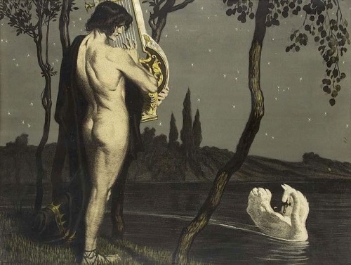 catonhottinroof:Franz Stassen (1869 - 1949)Orpheus, c. 1900