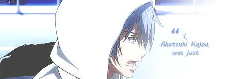 'I guess I ought to face it......the fact that I've become the fourth progenitor.' Akatsuki Kojou → 