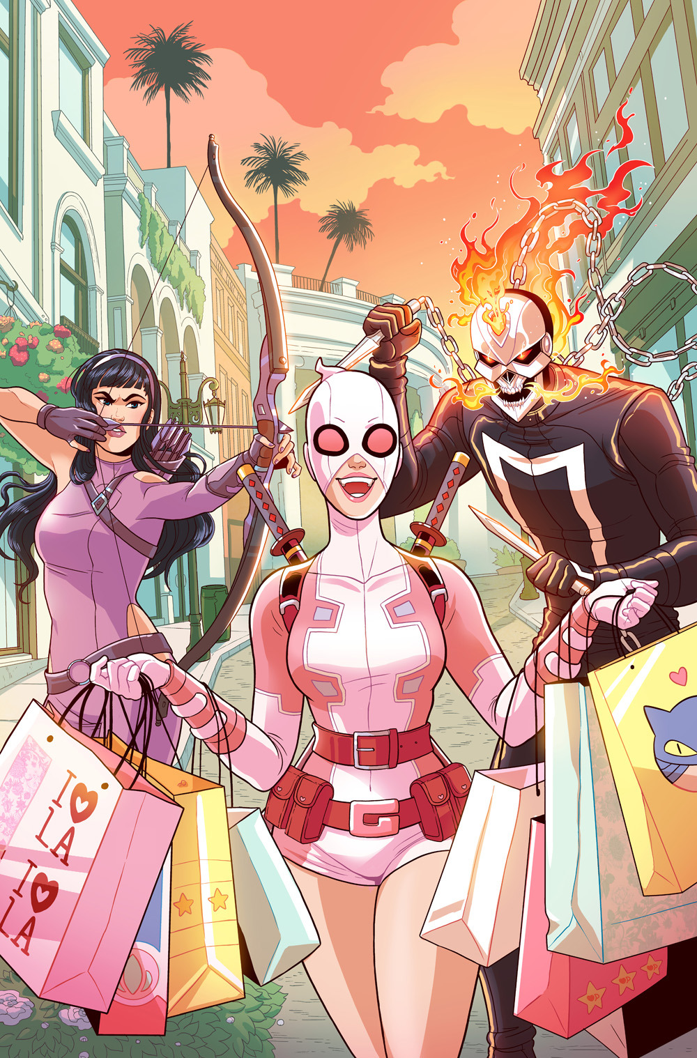 paulinaganucheau:  Gwenpool cover for issue #14~!