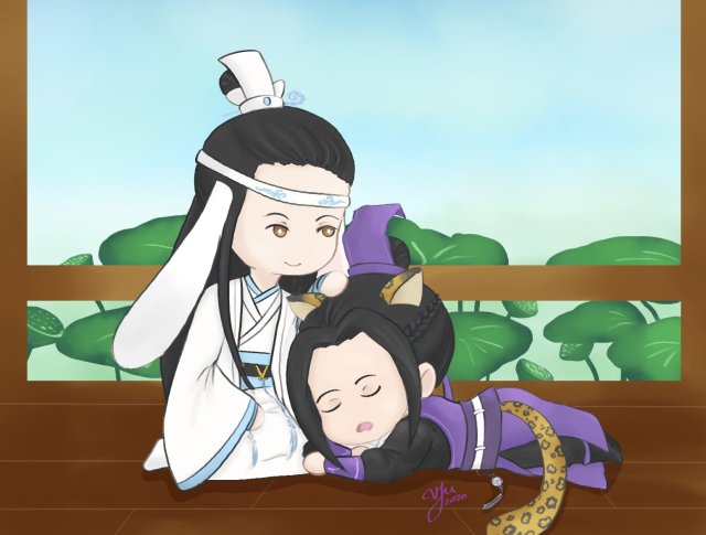 A good way to start the weekend is with a nap~ Even for busy Sect leaders. I deleted/reuploaded the same image so many...