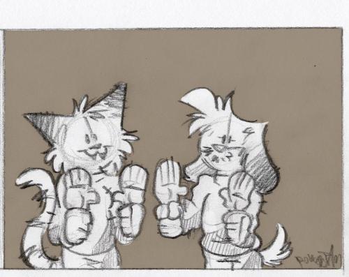 thisthatntheother:   This is what couples do, right? Twitter | powerJAM | Patreon   Pffft >w< 