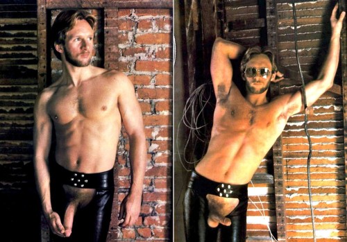 XXX Vintage Tom Hartung in leather. photo