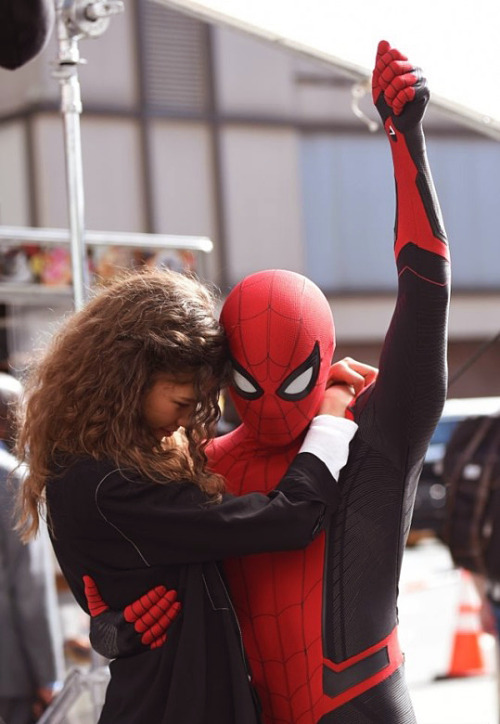 tomdayacandids: 12/10/18: Spider-Man: Far From Home Filming (New York)