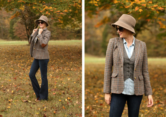 Tweed Blazer, Modern Annie Hall, Fall Outfit Idea