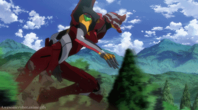 mecha-gifs:  Spotlight Sunday: Eva Unit 02
