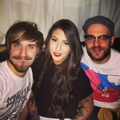 lou-labelle:  My two favourite tashes and I on my buffday.   this girl