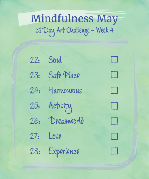 chris-xeno: An Art Challenge I made for this May.Each prompt is designed to encourage a healthy and 