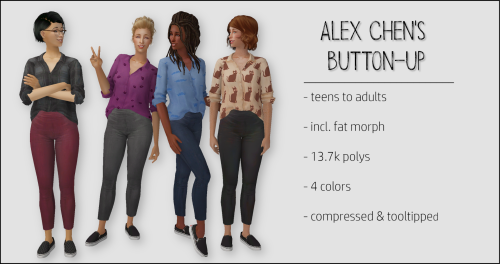 Alex Chen's Button-up Outfit 4t2