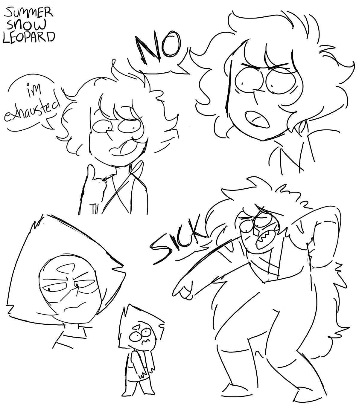 summersnowleopard:it’s really cold in my room so my fingers are numb and drawing