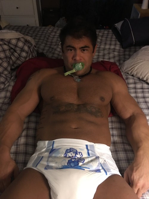 sadistic-domme-mommy:Dry 24/7s with adorable ABU stickers…. Then a cute baby Batman shirt from Walmart? Yup, Walmart, in the men’s department. Go figure. Anyway, someone’s ready to go Christmas shopping with Mommy! Well, I guess I’ll let him wear