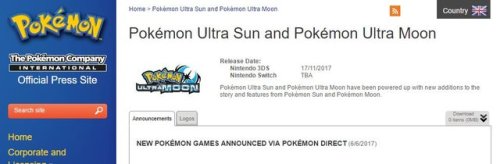 It is currently noted that The Pokémon Company International&rsquo;s press site is listin