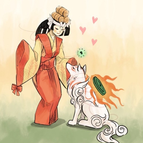 enpeeee:Kushi and Amaterasu