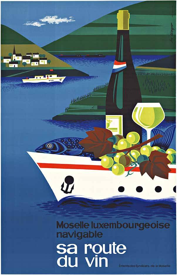 vntgtravel:  Sa Route Du Vin, French Vintage Travel Poster  @empoweredinnocence been