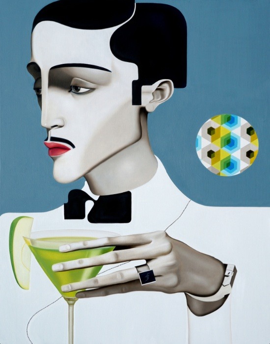 (via Slava Fokk / Slava Fokk ”Apple Martini” oil on canvas)