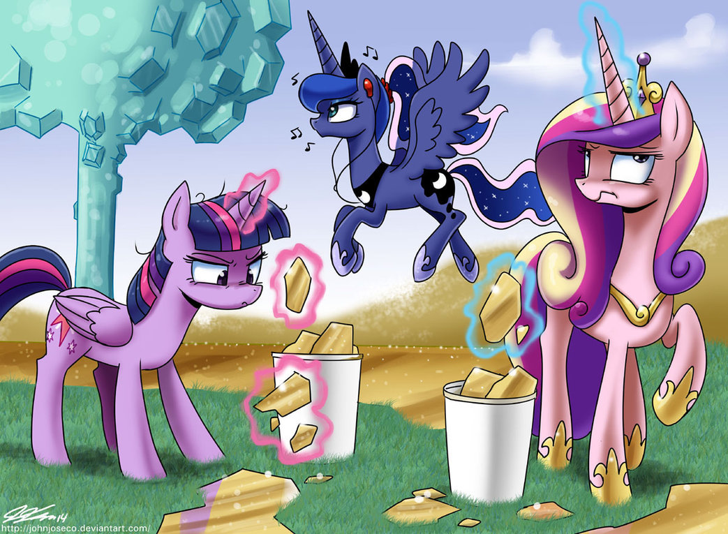 bronieslatinos:  http://www.deviantart.com/art/The-Royal-Princess-Cleaning-Brigade-450256491