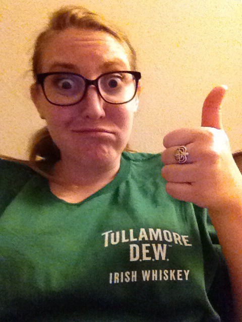 kaleighdascope:  Wore my new shirt the bartender gave me yesterday for st paddys
