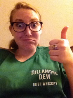 Kaleighdascope:  Wore My New Shirt The Bartender Gave Me Yesterday For St Paddys