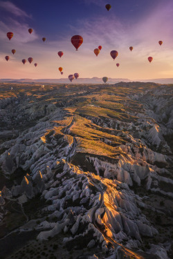 travelgurus:                           Magic morning - by Kelvin Zhang                 [Another Beautiful Photography from   Cappadocia,Turkey]                 Travel Gurus - Follow for more Nature Photographies!  