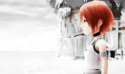 soulforsky:Kairi - Black, White & Red
