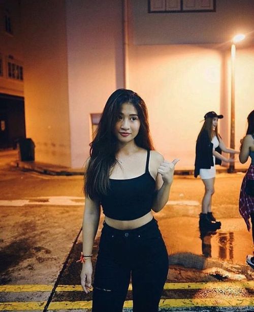 cutiesg:  she is from Republic poly. she has amazing tits and she always dresses to tease the guys in school. she is super clingy,  so just imagine her asking for sex everyday