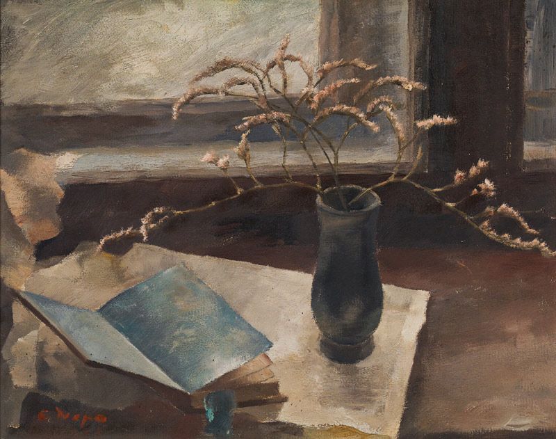 thunderstruck9:  Ernst Nepo (Czech, 1895-1971), Stillleben am Fenster [Still life