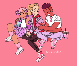 soaptaculart:  Best!!! Friend!!! Squad!!!