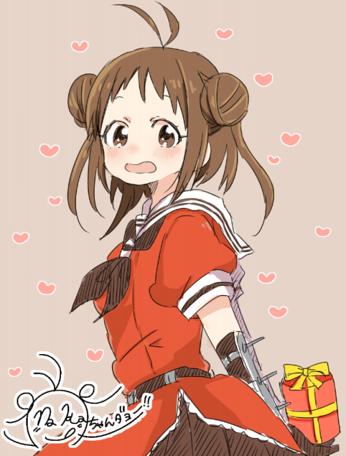 fileth:  Twitter / taka_fumiko: バレンタイン那珂ちゃんダヨー
