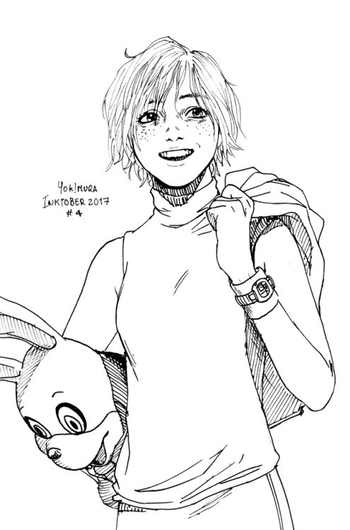 Let’s give Heather a break and make her smile a bit, why not.Inktober 4th day: Heather Mason f