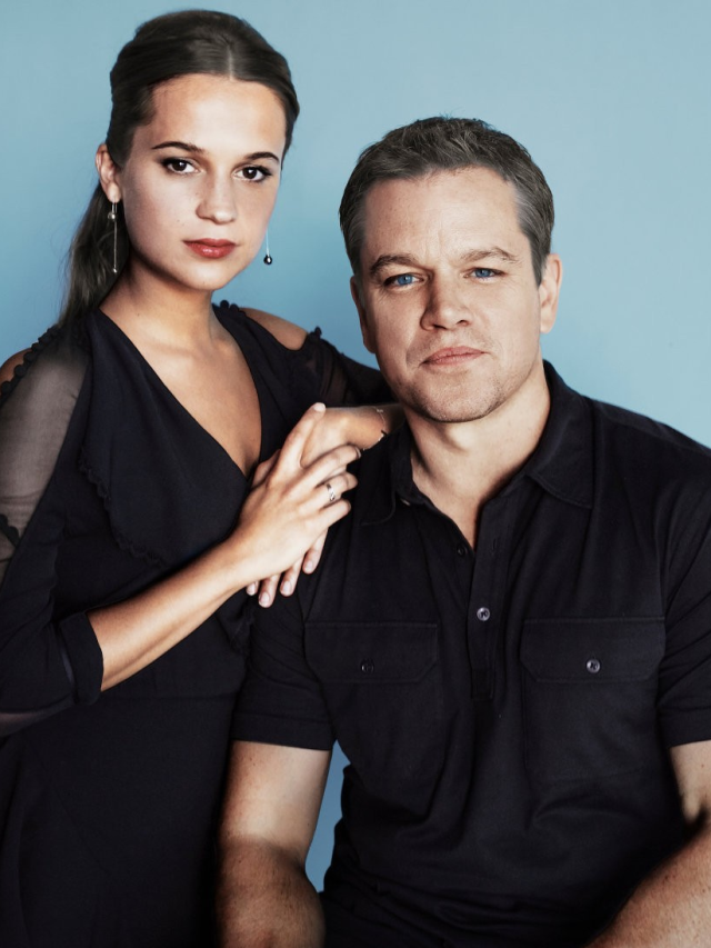 Alicia Vikander & Matt Damon, 2016