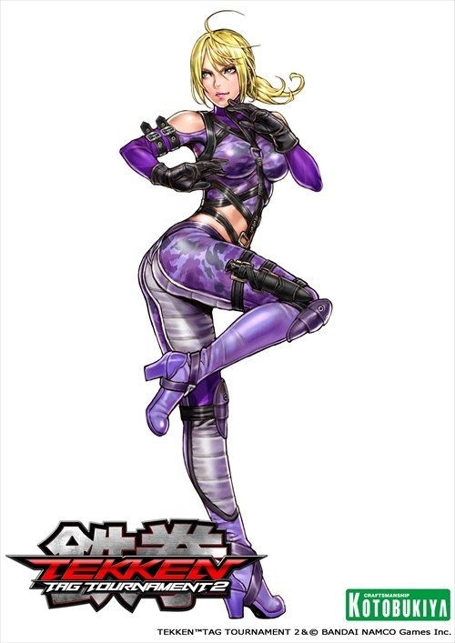 animefiginfo:  Kotobukiya released the Tekken Bishoujo Nina Williams 1/7 PVC figure from the fightin