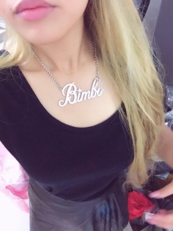 sissymaids: Bimbo necklace https://themaidstore.com/necklace/bimbo-necklace-large-size