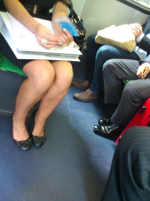 one of the corporate women I see everyday in tram