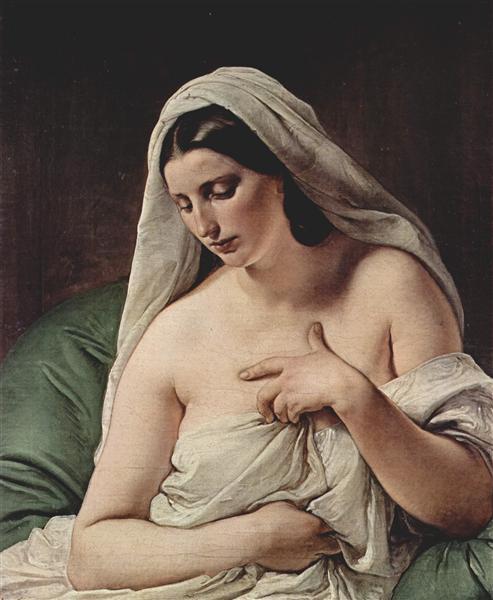 Odalisque (1867), Francesco Hayez