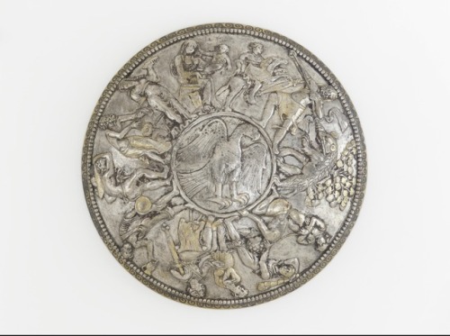 theancientwayoflife:~ Shallow bowl or decorative attachment.Period: Sasanian periodDate: A.D. 4th-5t