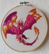 flowercrown-bard:A little lesbian dragon(ace dragon)(sea dragon) 