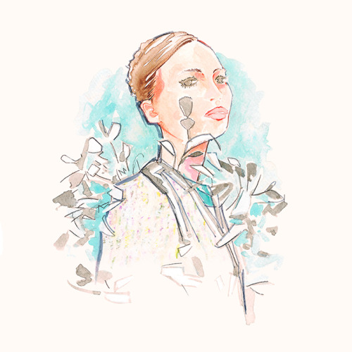 hungryvoid: #thombrowne #SS15 #fashionillustration @ThomBrowneNY @DrawADot  thombrowneny