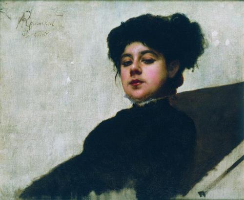 Portrait of unknown woman, 1883, Ivan Kramskoi