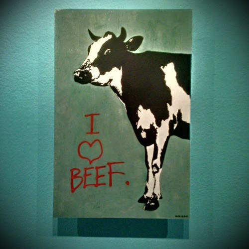 “I luv beef” - #Per #Urban #Art