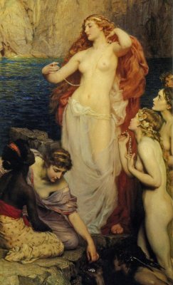 auriferis929:  Herbert James Draper(1863—1920) - The Pearls of Aphrodite(1907) Герберт Джеймс Дрейпер(1863—1920) -   Жемчужины Афродиты   (1907)   