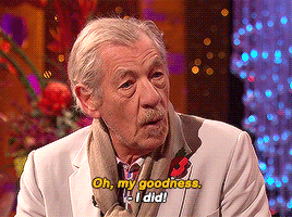 gingerjab: arrghigiveup:  fyeahegerton: I’m a huge fan of yours(requested by Anonymous) For context: In that production of King Lear by the Royal Shakespeare Company, Sir Ian McKellen, playing the titular character in a scene where Lear has essentially