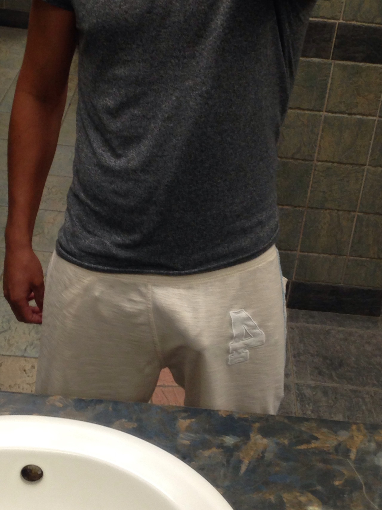 Courtesy of: freeballks  Another baller, another hot bathroom selfie. Share yours