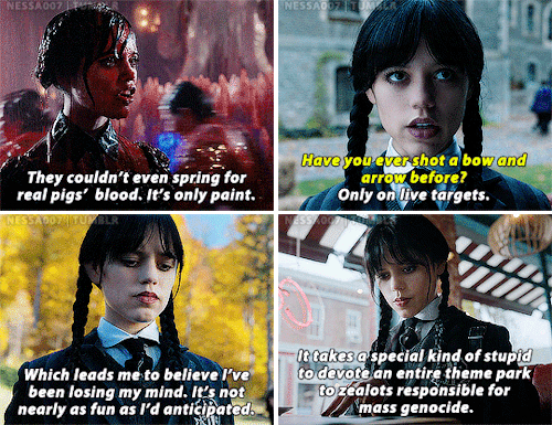 Best Of Wednesday Addams In Season 1!WEDNESDAY (2022- )