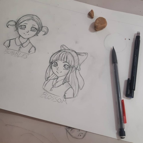 Drawing the powerpuff girls >< I’m trying to build more consistency in my work, hence al