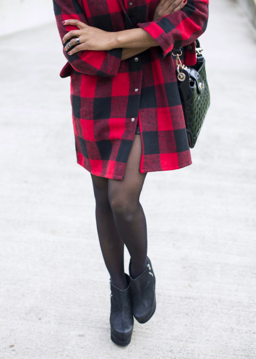 TARTAN JE TE TIENS (by Wallace Yolicia) Fashionmylegs- Daily fashion from around the web